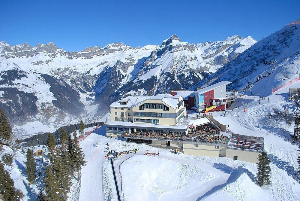 Berghotel Truebsee - Accessible Only By Cable Car เอนเกลเบิร์ก ภายนอก รูปภาพ